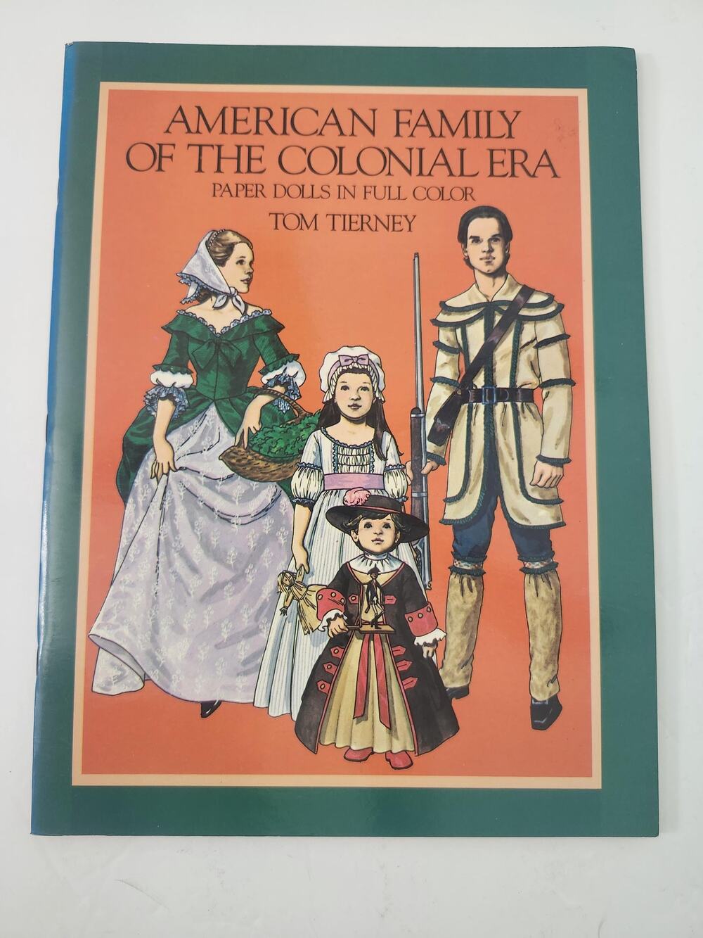 Vintage 1983 Tom Tierney American Family of the Colonial Era Paper Dolls Uncut